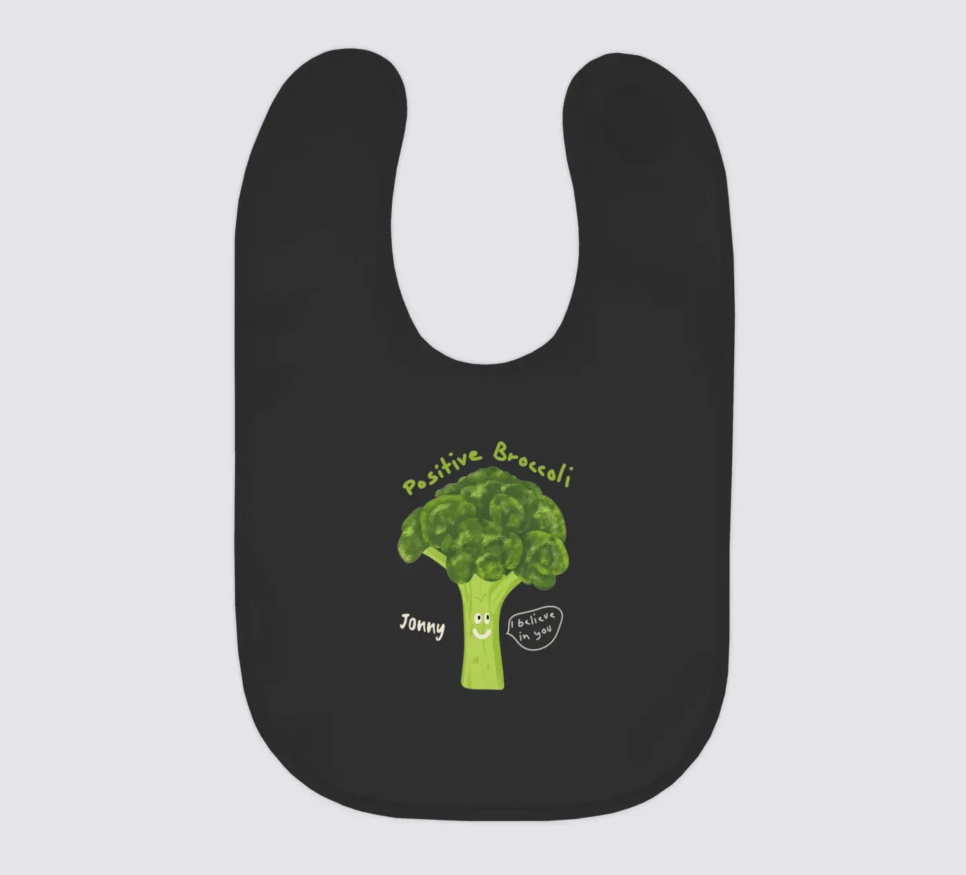 Positive Broccoli bavaglino da Illustration Raissa Oltmanns
