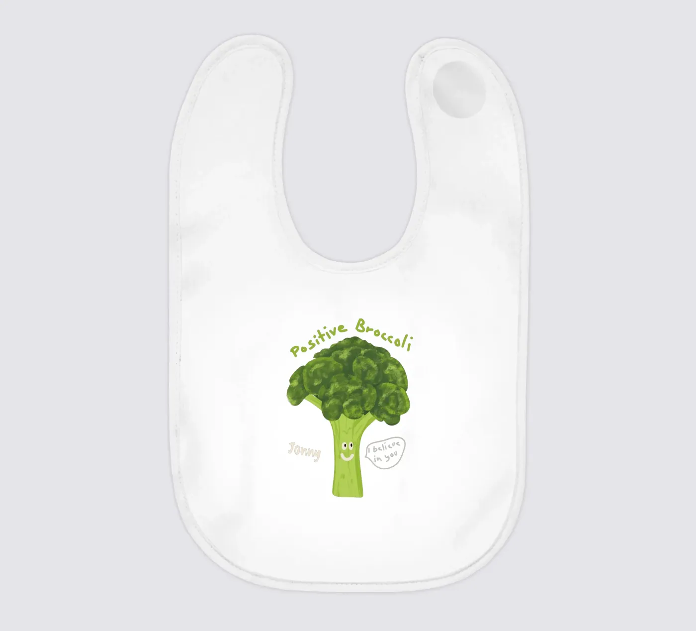 Positive Broccoli bavaglino da Illustration Raissa Oltmanns