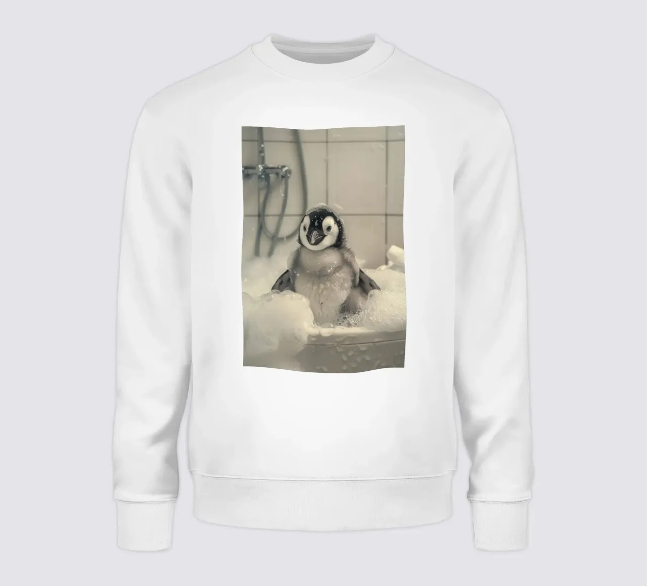 Penguin and soap bubbles felpa da LisaArtes