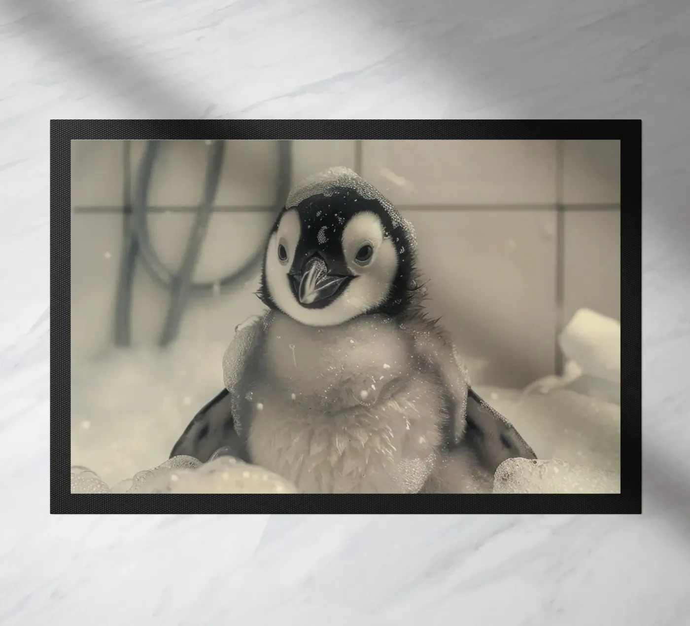 Penguin and soap bubbles zerbino da LisaArtes