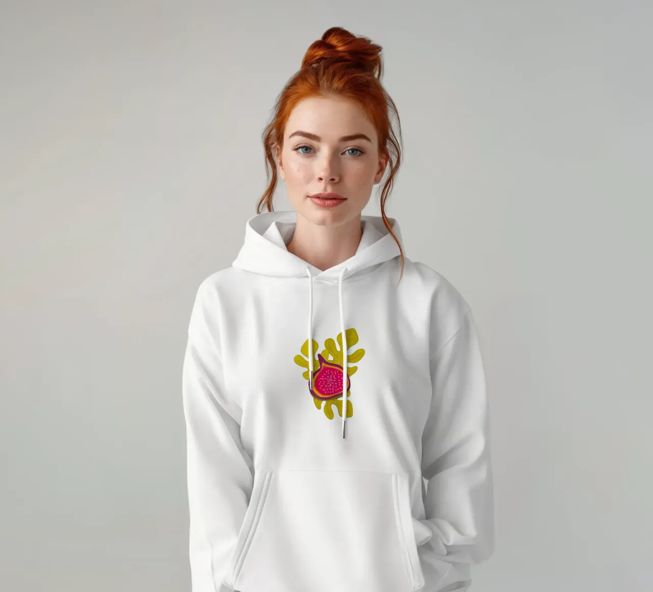 semplice Fig felpa con cappuccio da Illustration Raissa Oltmanns