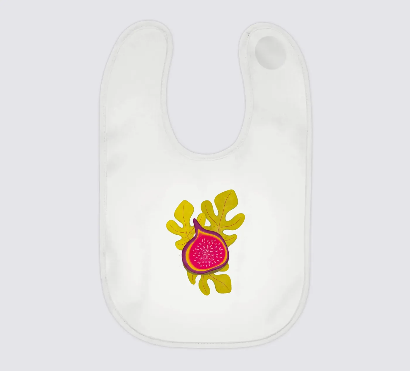 simple Fig Babylätzchen von Illustration Raissa Oltmanns
