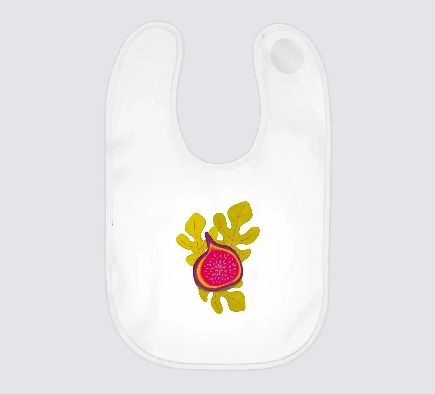 simple Fig Babylätzchen von Illustration Raissa Oltmanns