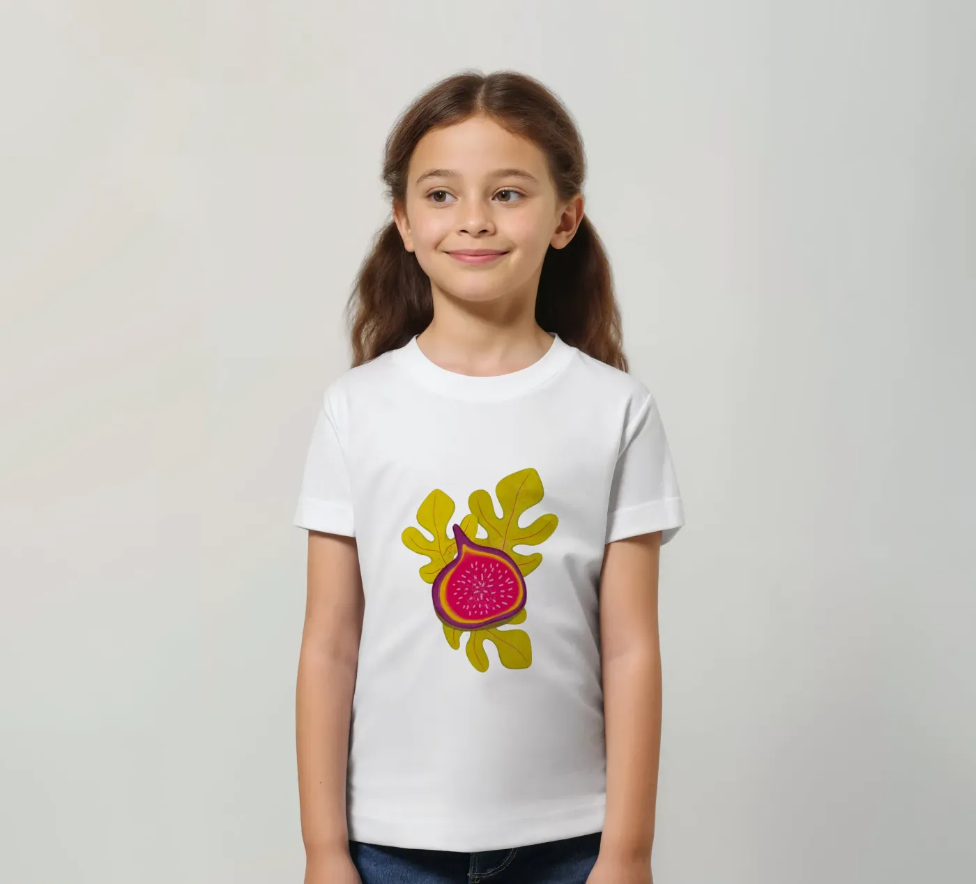 eenvoudige vijg kinder t-shirt van Illustration Raissa Oltmanns