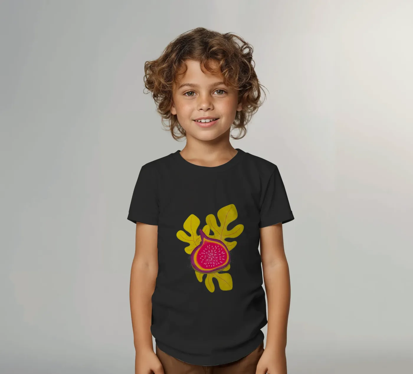 eenvoudige vijg kinder t-shirt van Illustration Raissa Oltmanns