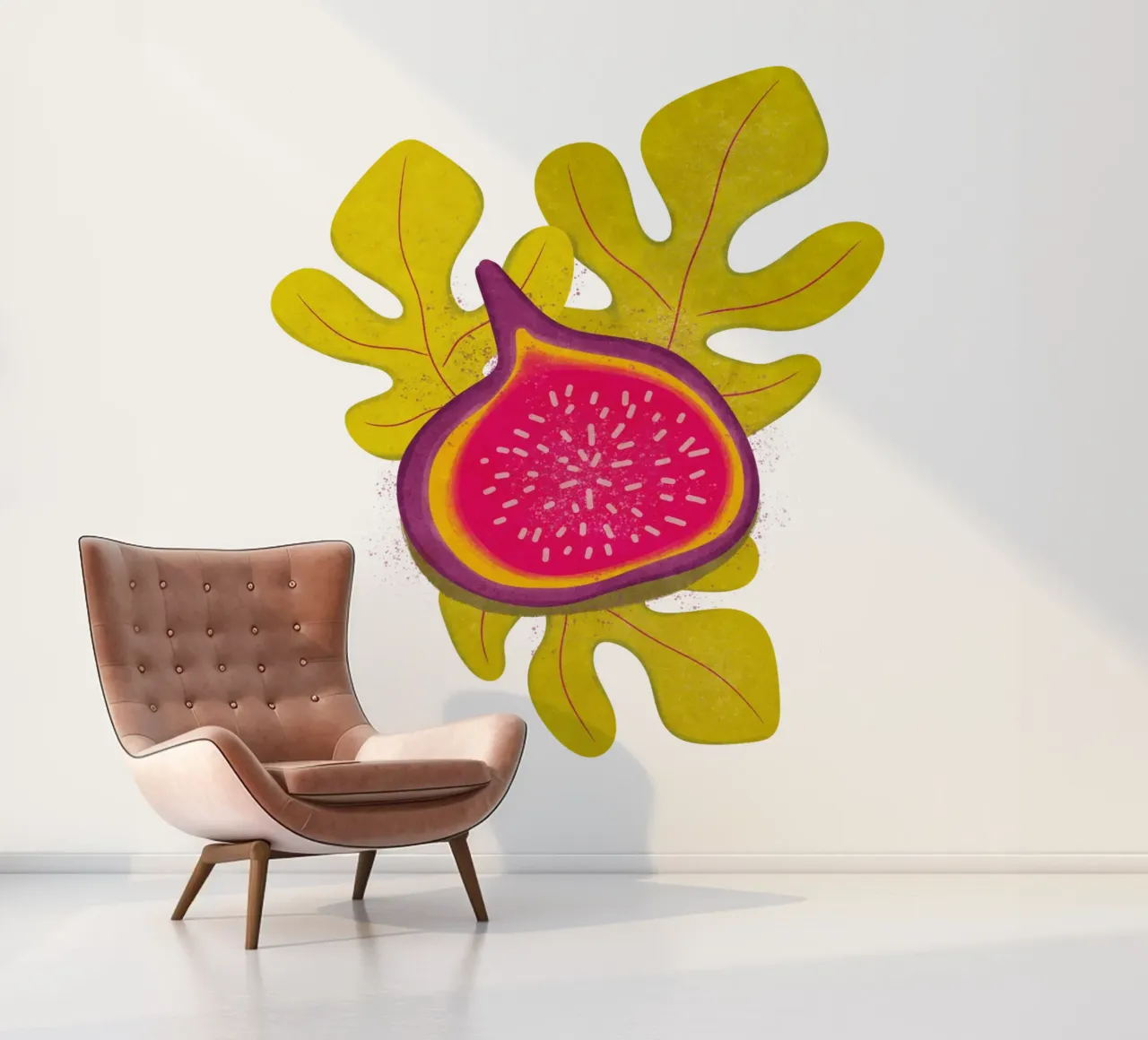 simple Fig fotobehang van Illustration Raissa Oltmanns