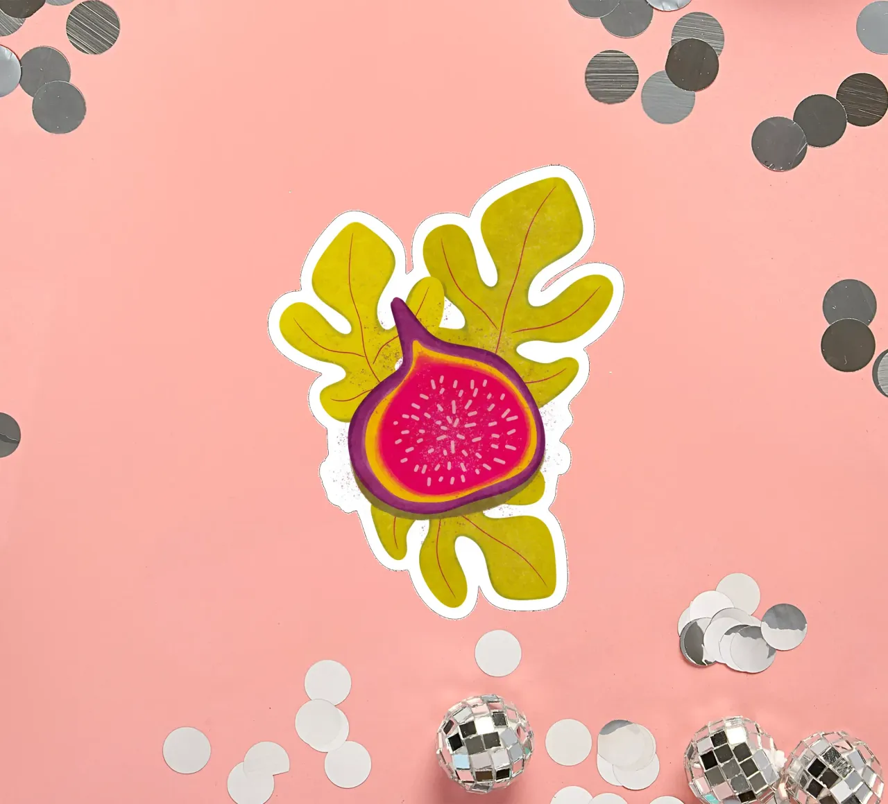 simple Fig sticker by Illustration Raissa Oltmanns