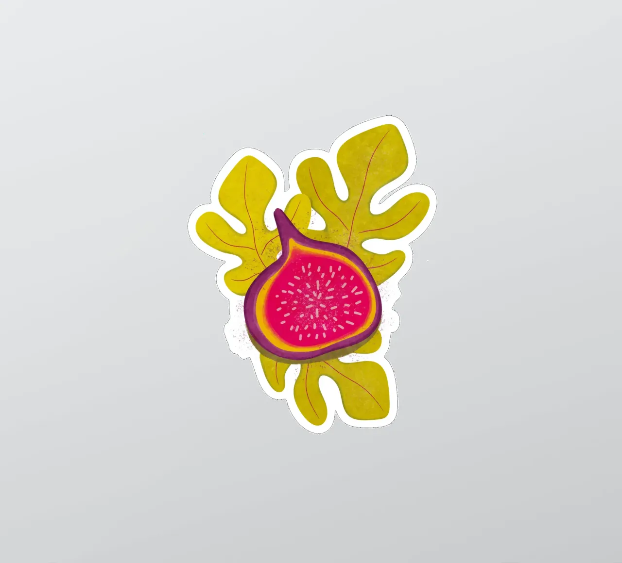 simple Fig sticker by Illustration Raissa Oltmanns