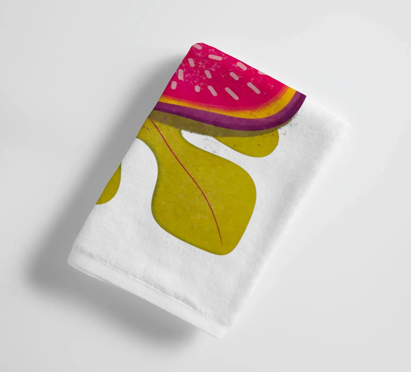 eenvoudige vijg badhanddoek van Illustration Raissa Oltmanns