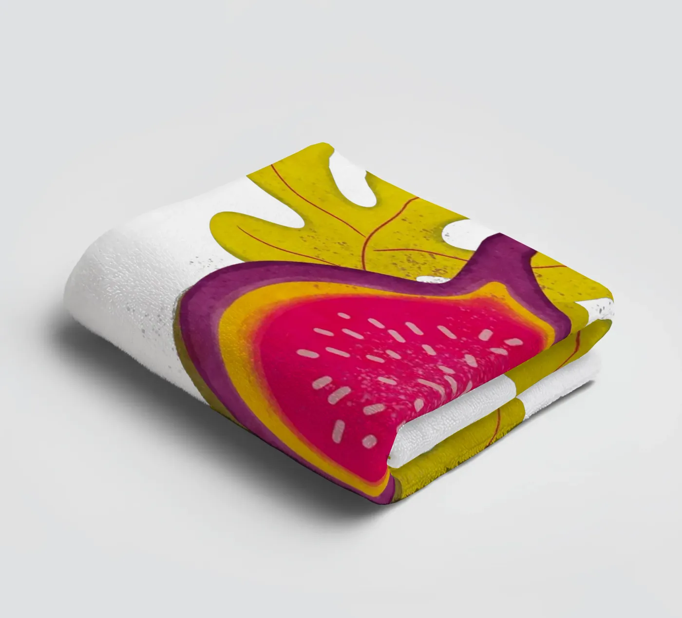 eenvoudige vijg badhanddoek van Illustration Raissa Oltmanns