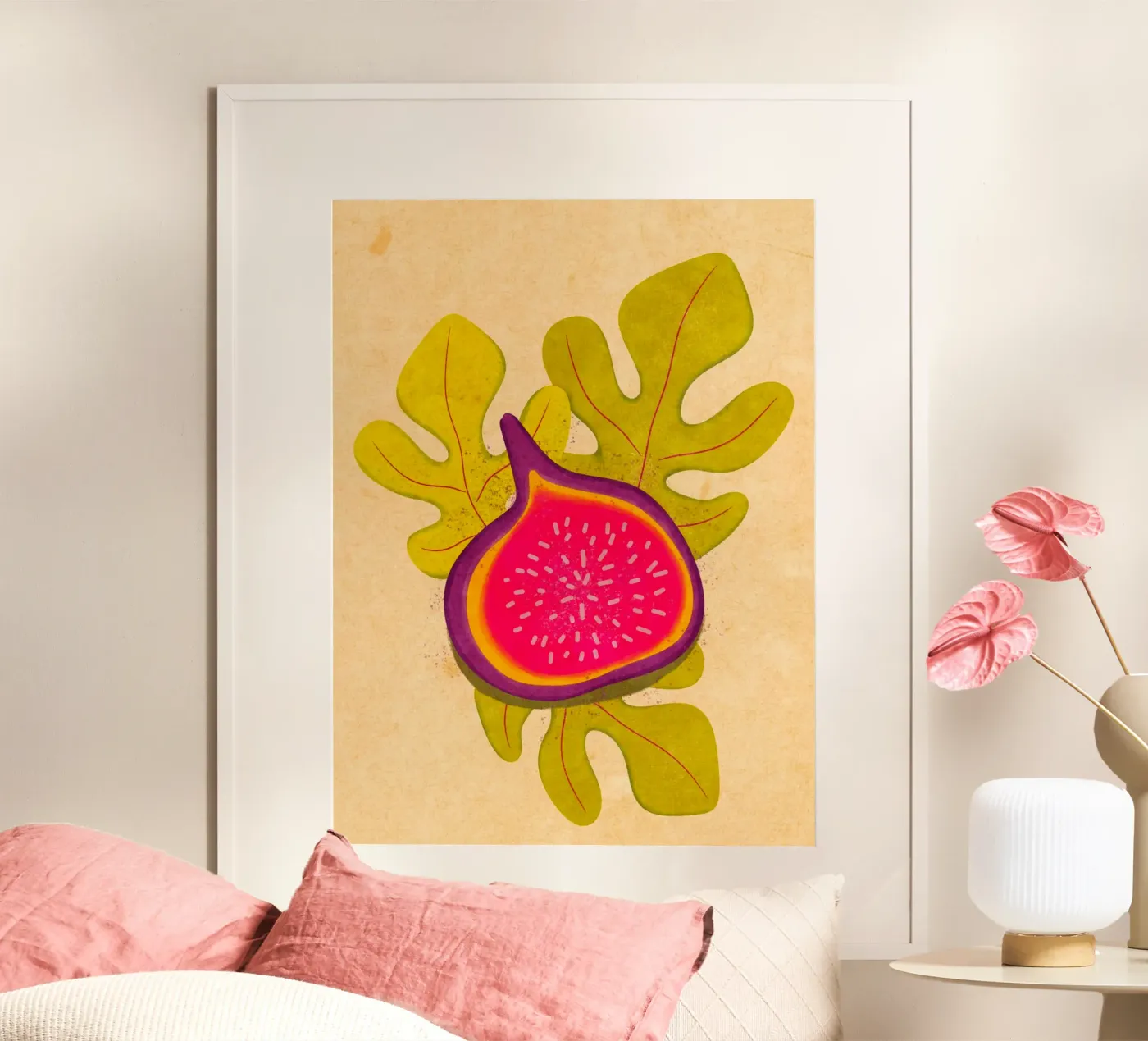 einfache Feige Poster von Illustration Raissa Oltmanns