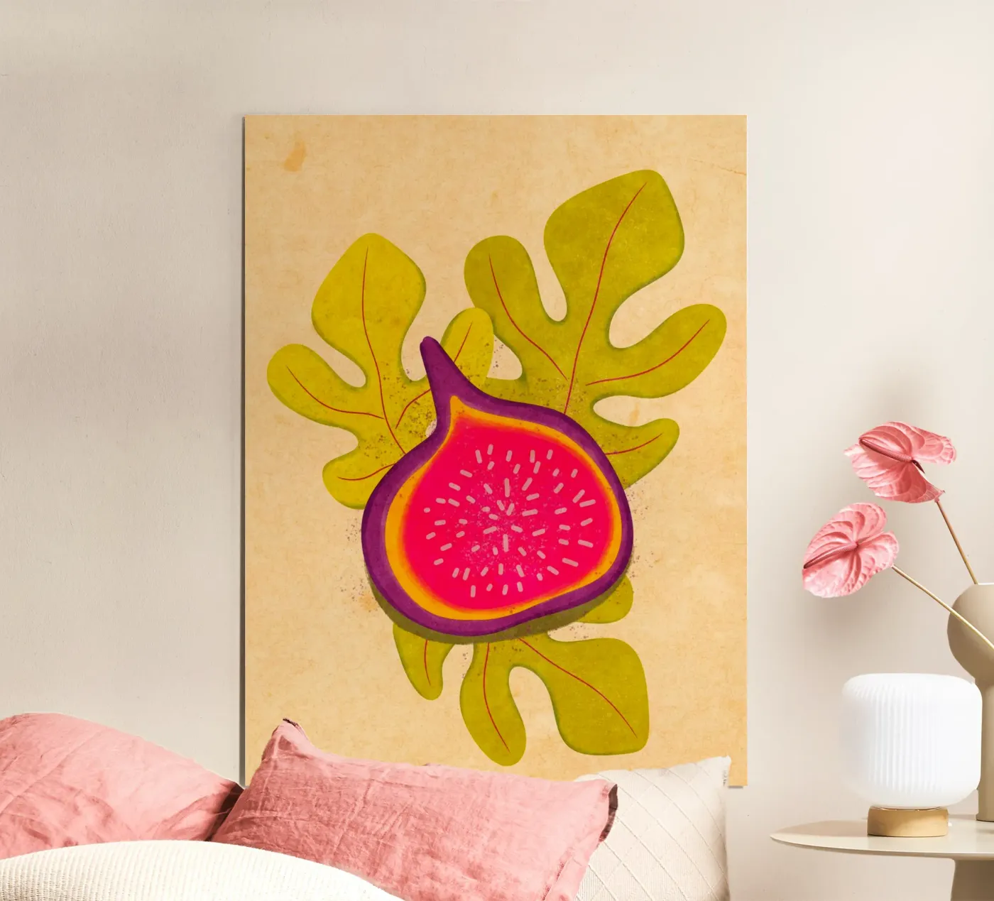 einfache Feige Poster von Illustration Raissa Oltmanns