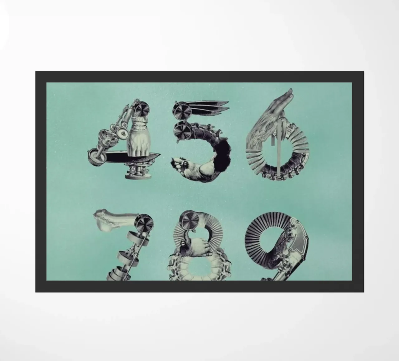 Steampunk Numbers 0-9 zerbino da Birgit Palma