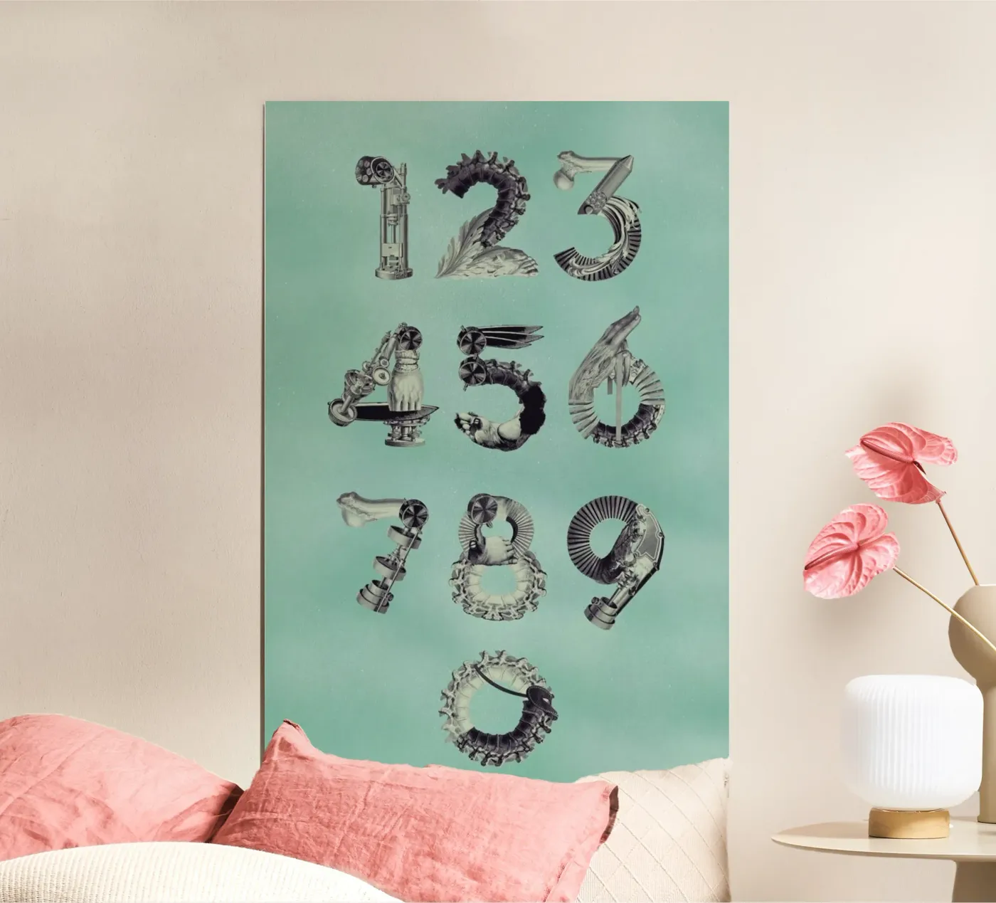 Steampunk Numbers 0-9 poster da Birgit Palma