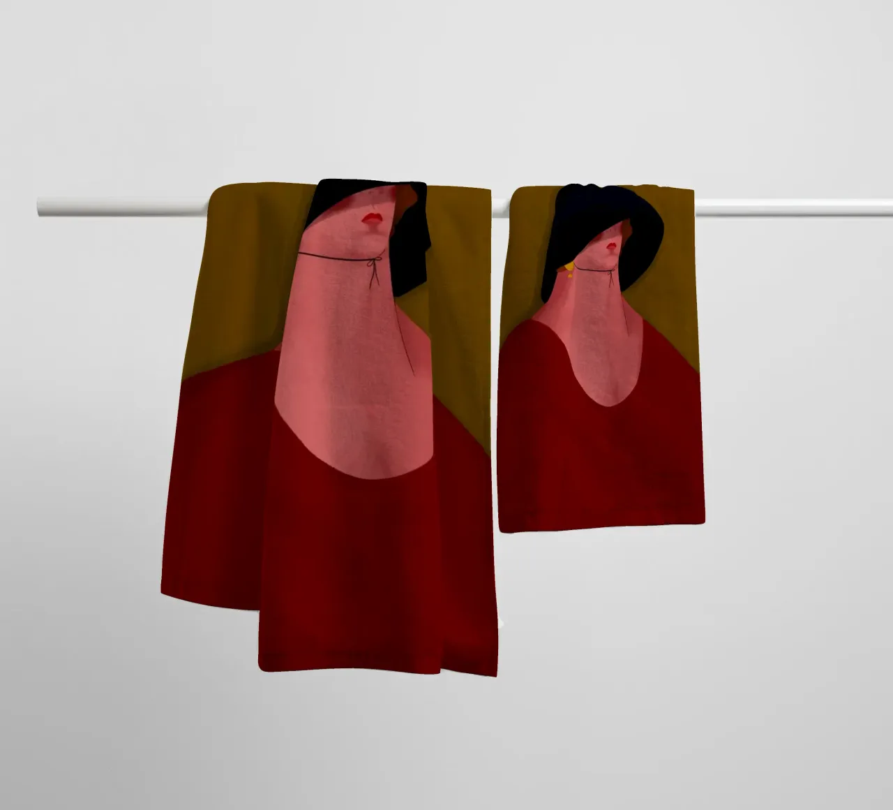 Oh.Ofi - Der Hut towel by The Artcircle