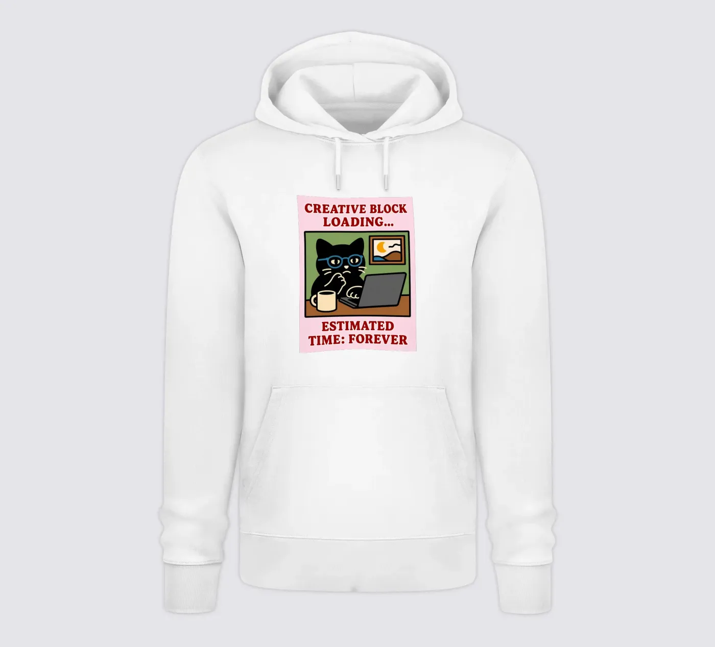 creative block loading hoodie by toegoe