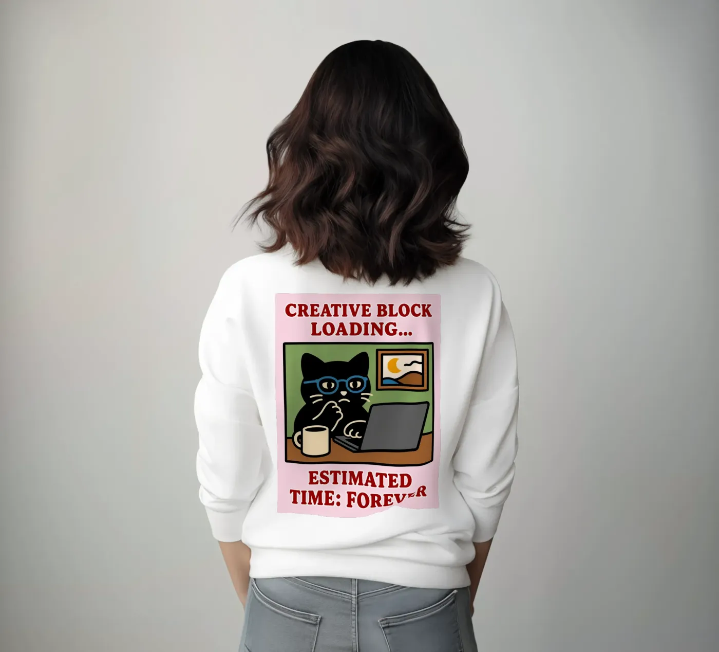 creative block loading sweatshirt by toegoe