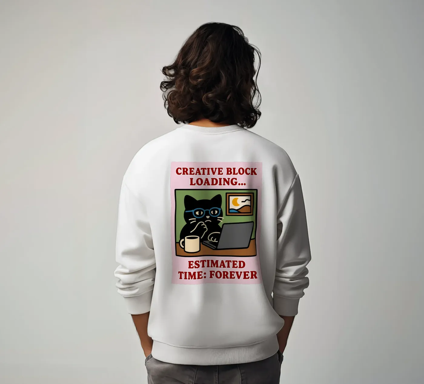 creative block loading sweatshirt by toegoe