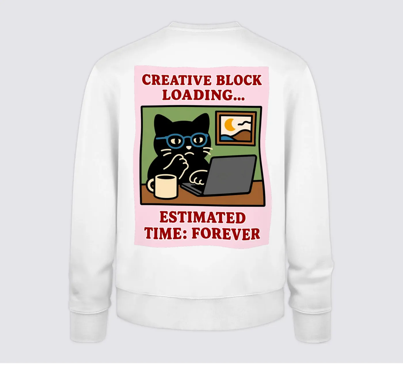 creative block loading sweatshirt by toegoe