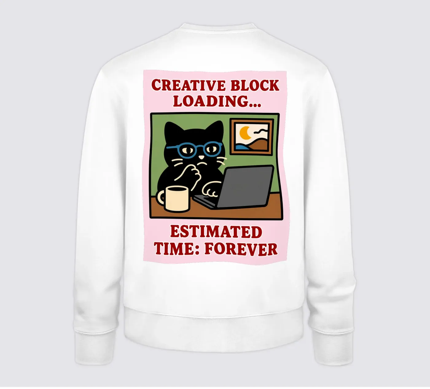 creative block loading sweatshirt by toegoe