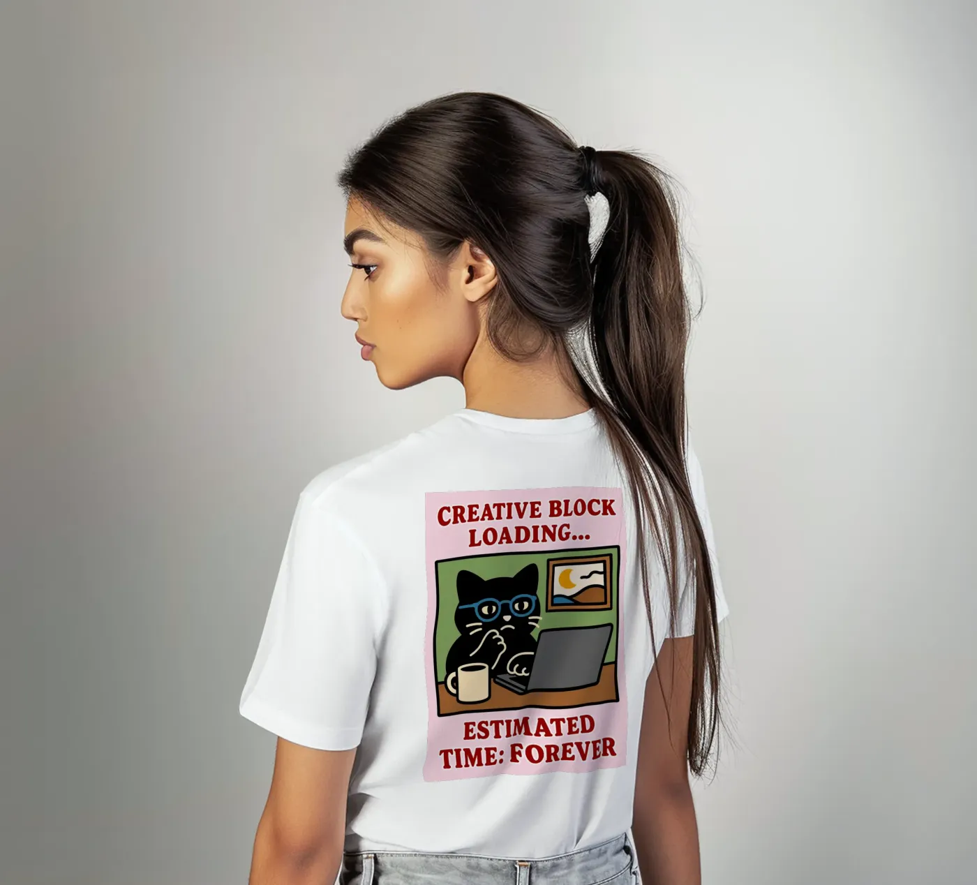 creative block loading t-shirt by toegoe