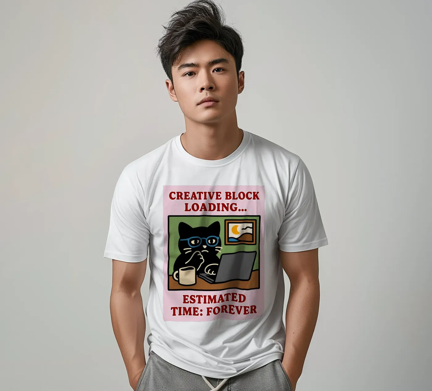 creative block loading t-shirt by toegoe