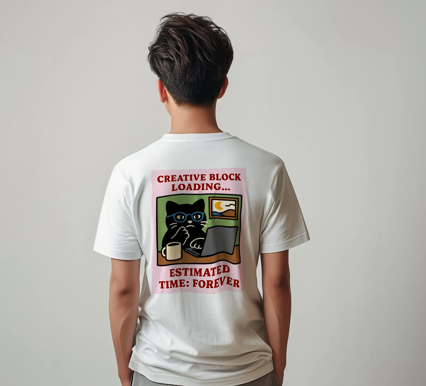 creative block loading t-shirt by toegoe
