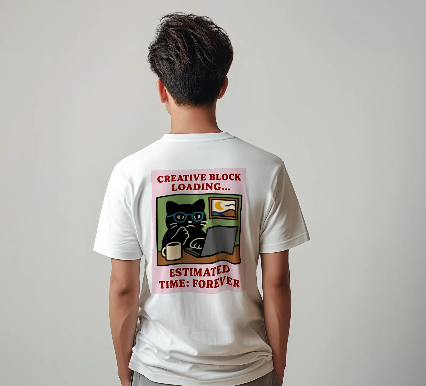 creative block loading t-shirt by toegoe