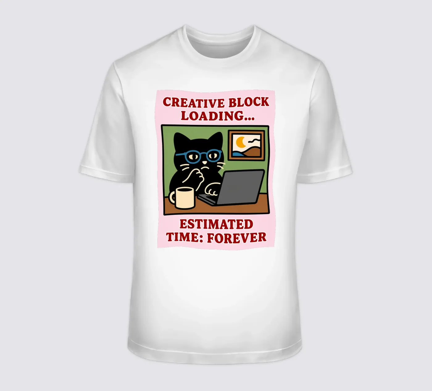 creative block loading t-shirt by toegoe