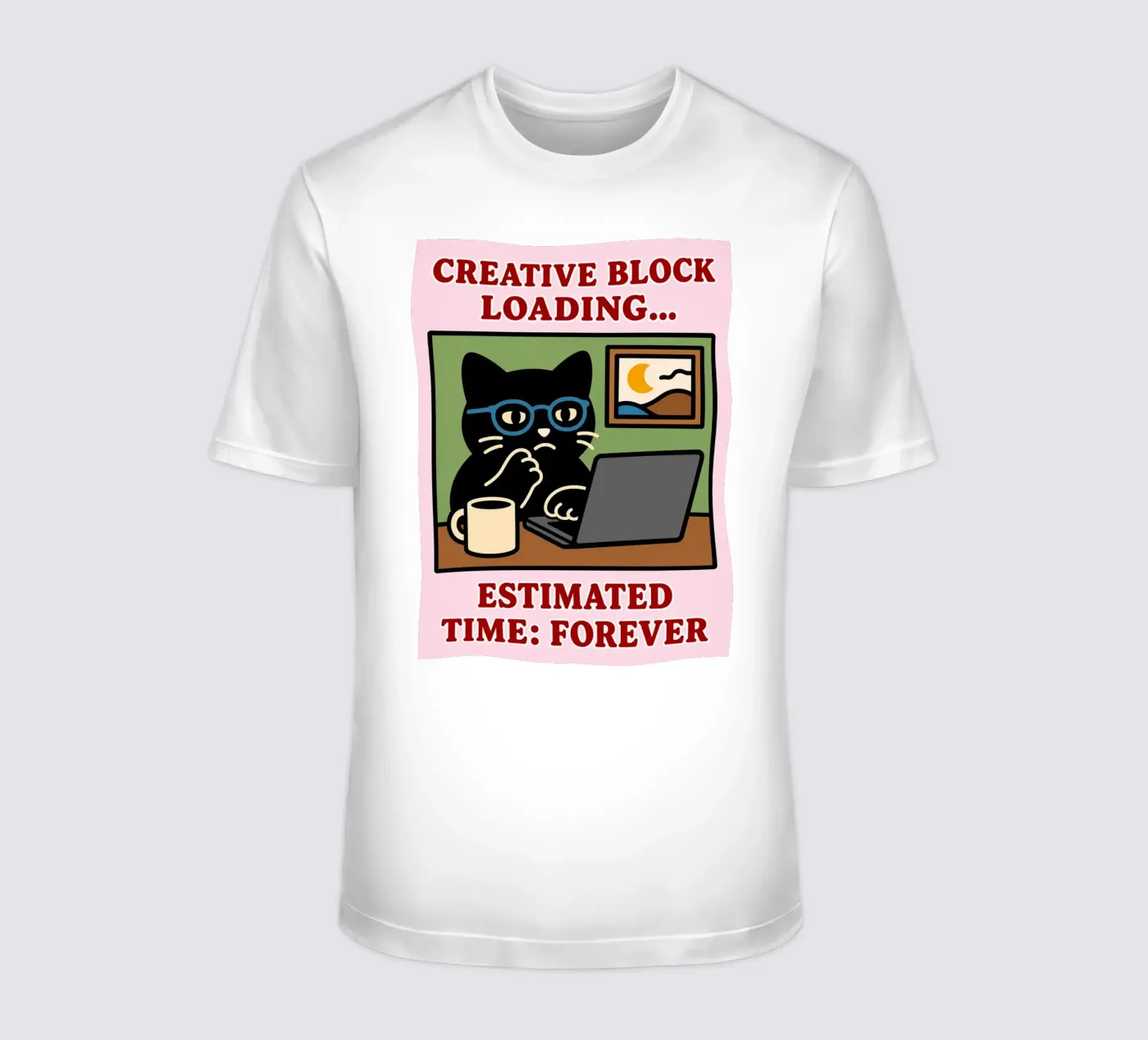 creative block loading t-shirt by toegoe