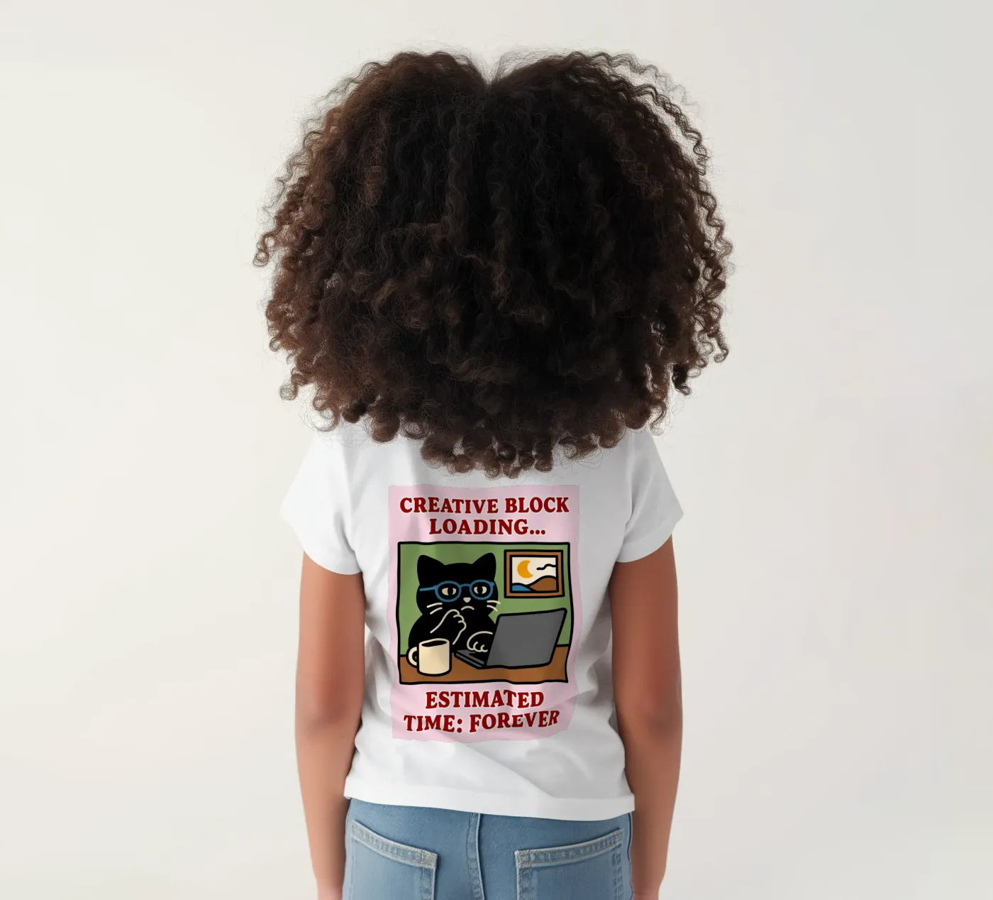 creative block loading kids t-shirt by toegoe