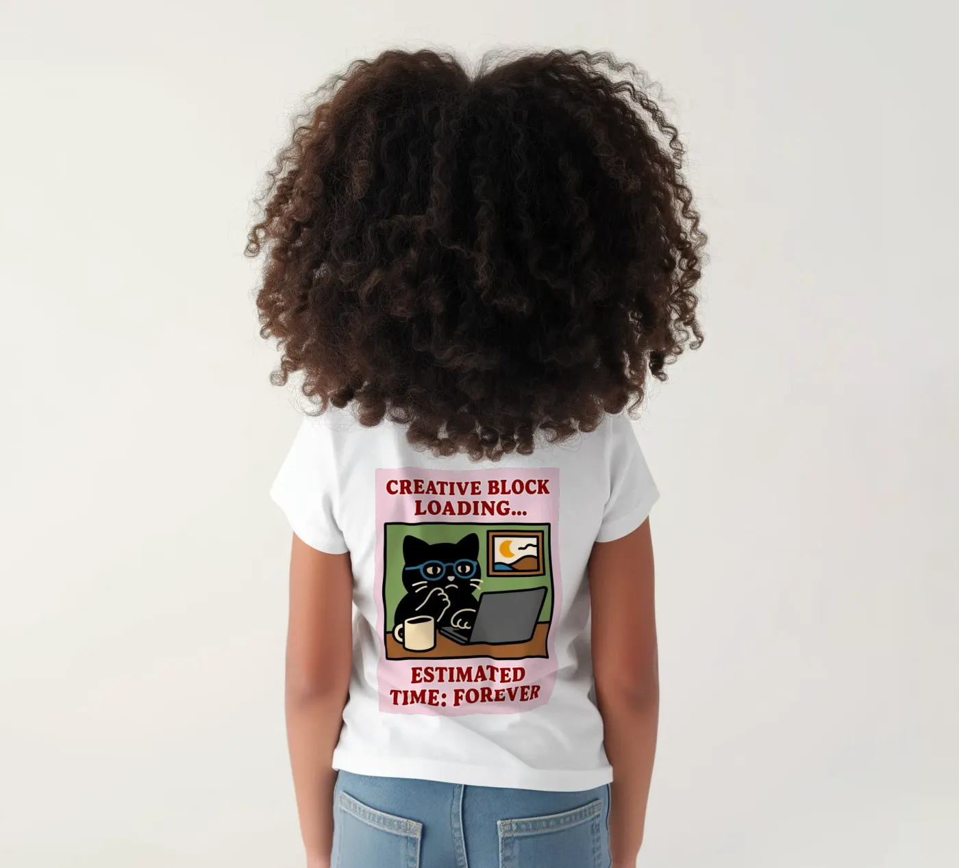 creative block loading kids t-shirt by toegoe
