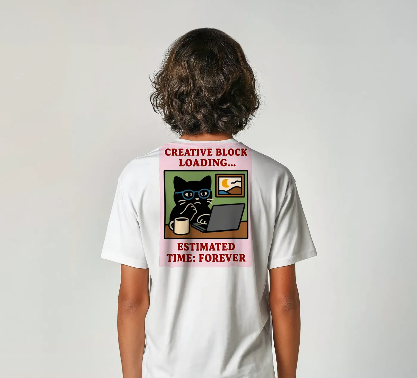 creative block loading kids t-shirt by toegoe