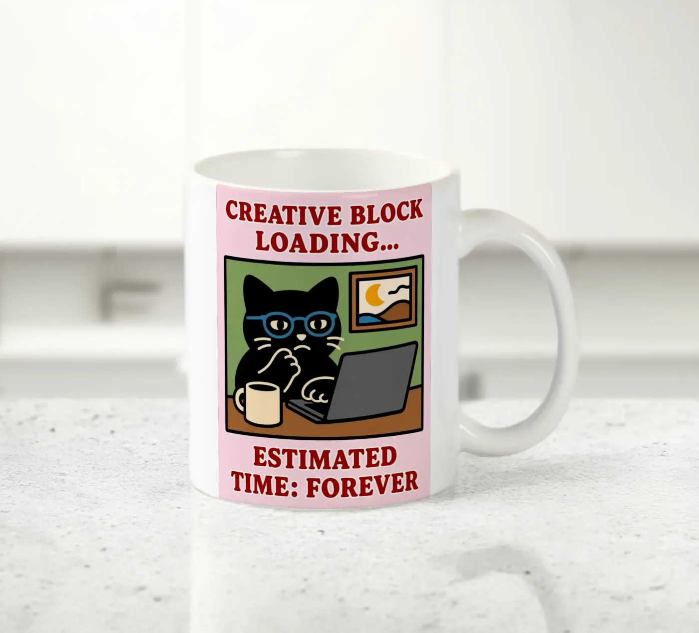 creative block loading ceramic mug by toegoe