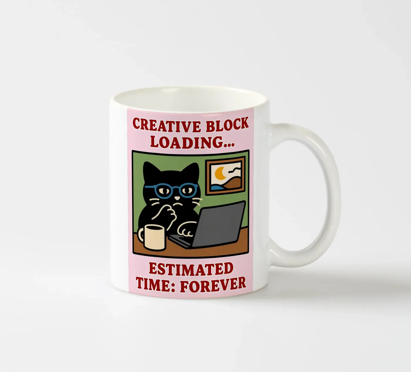 creative block loading ceramic mug by toegoe