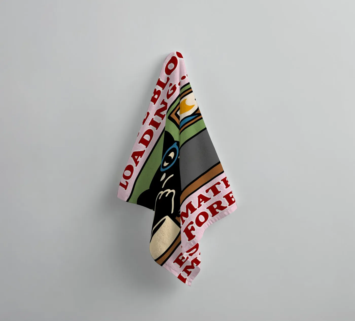 creative block loading towel by toegoe