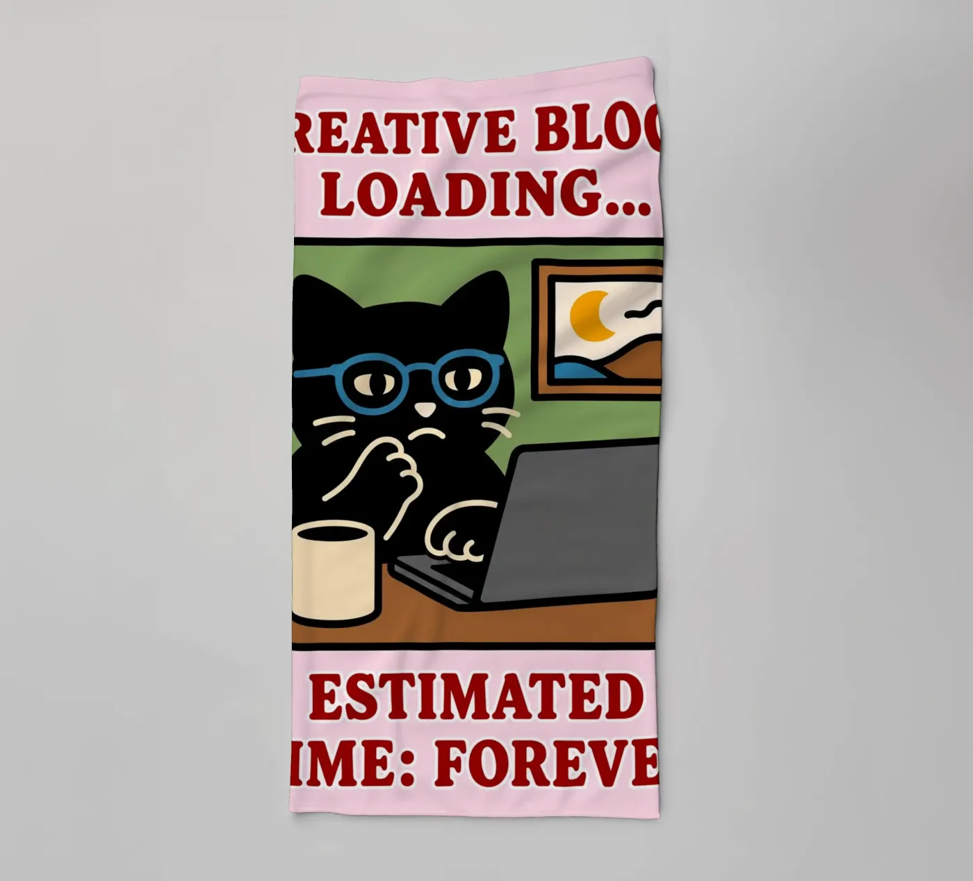 creative block loading towel by toegoe