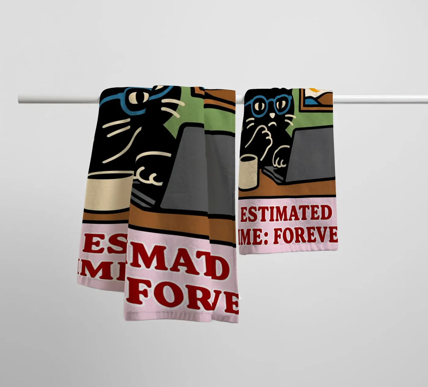 creative block loading towel by toegoe