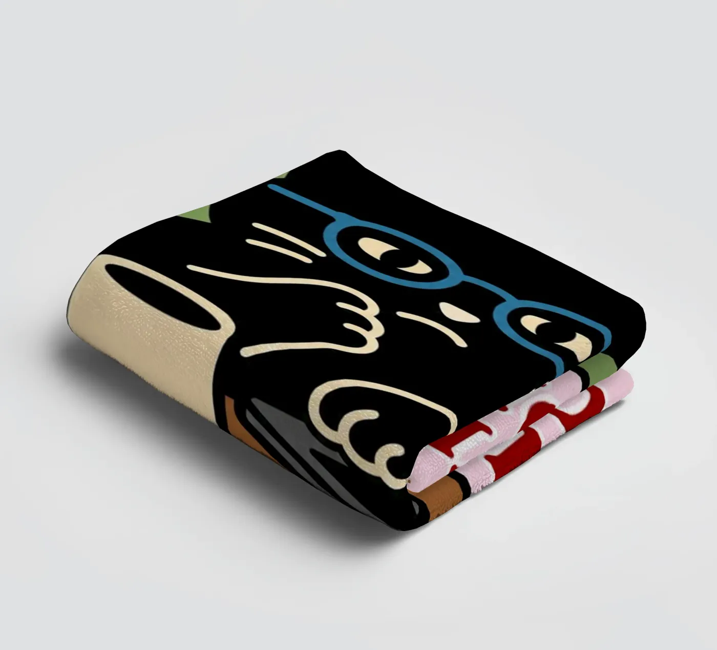 creative block loading towel by toegoe