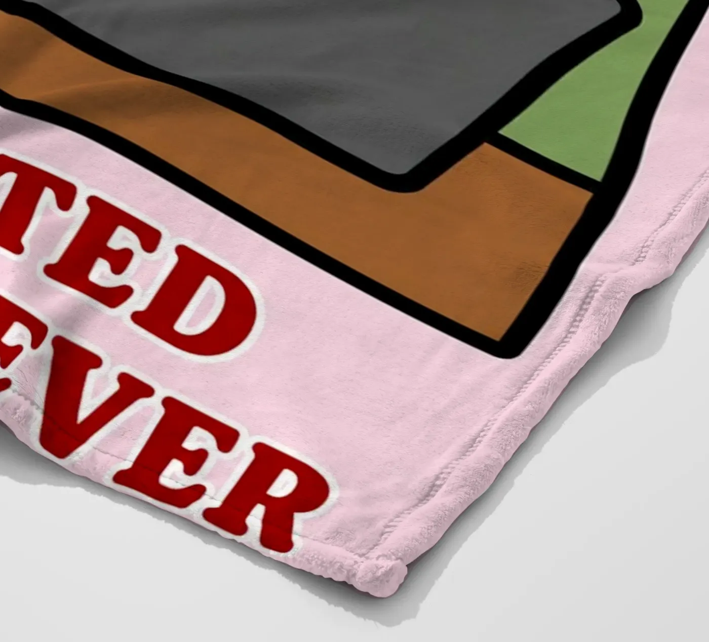 creative block loading fleece blanket by toegoe