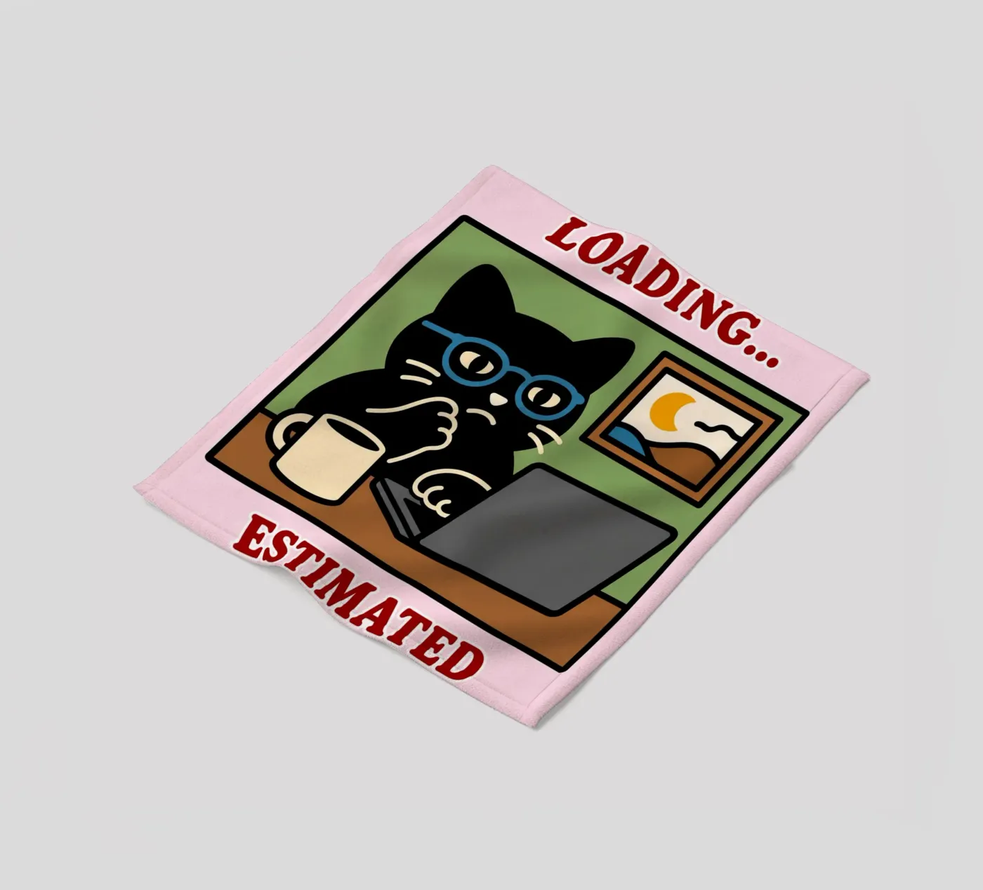 creative block loading fleece blanket by toegoe