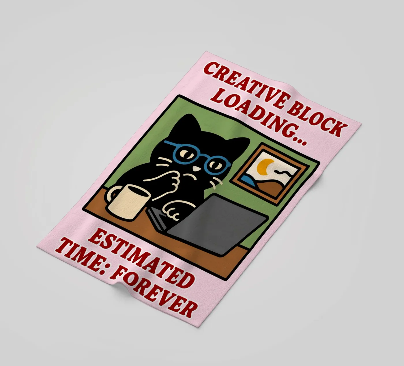 creative block loading beach towel by toegoe