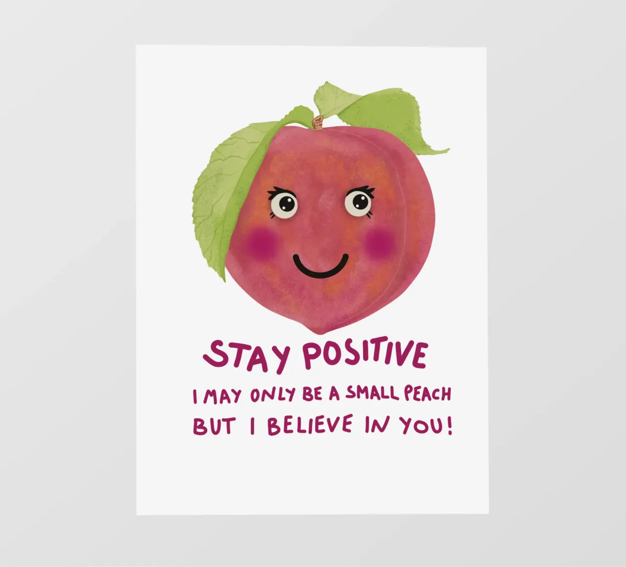 Positive Peach pellicola backlit da Illustration Raissa Oltmanns