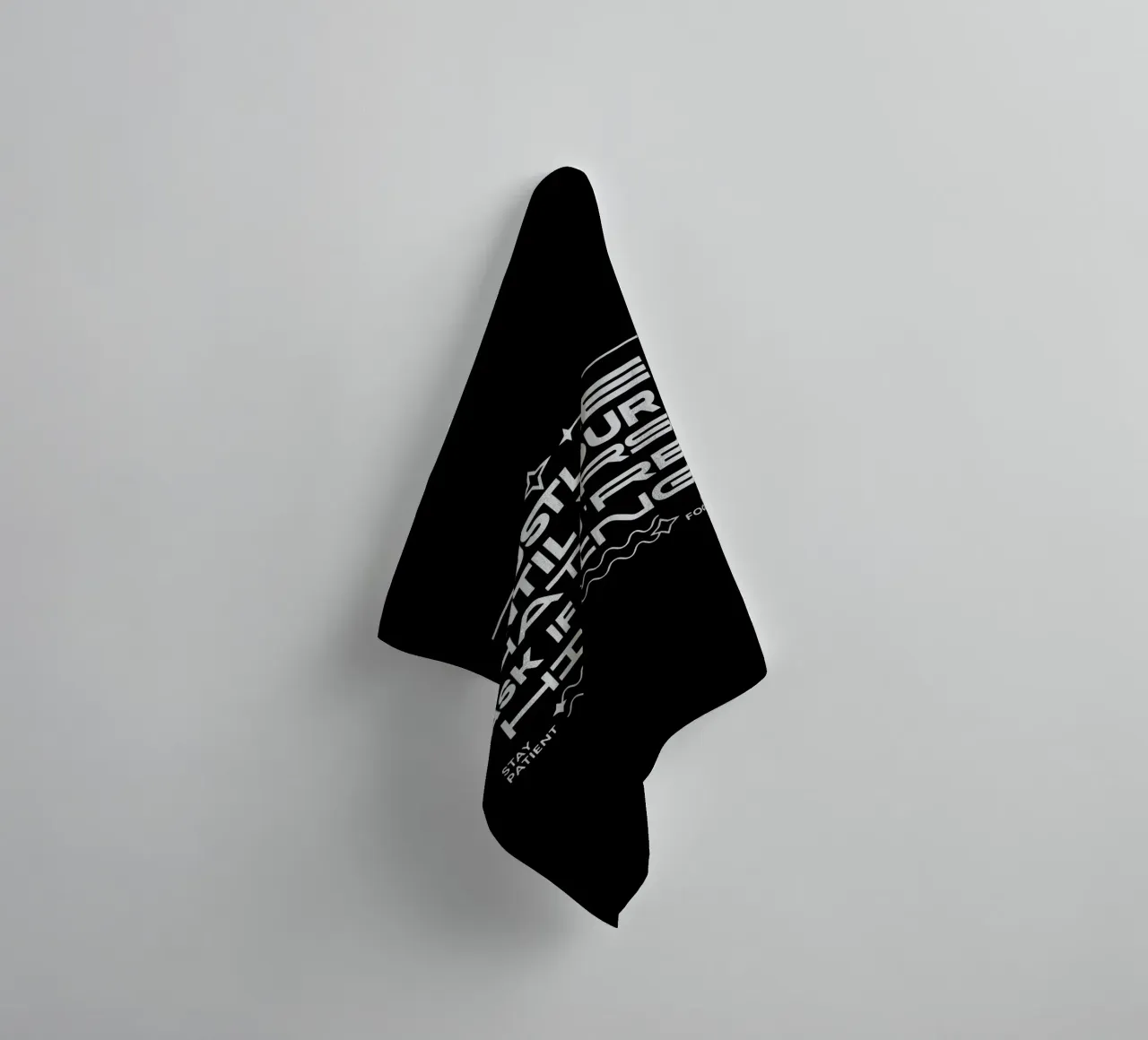 Hustle Until Your Haters Ask if you're Hiring towel by Gunawan Rb