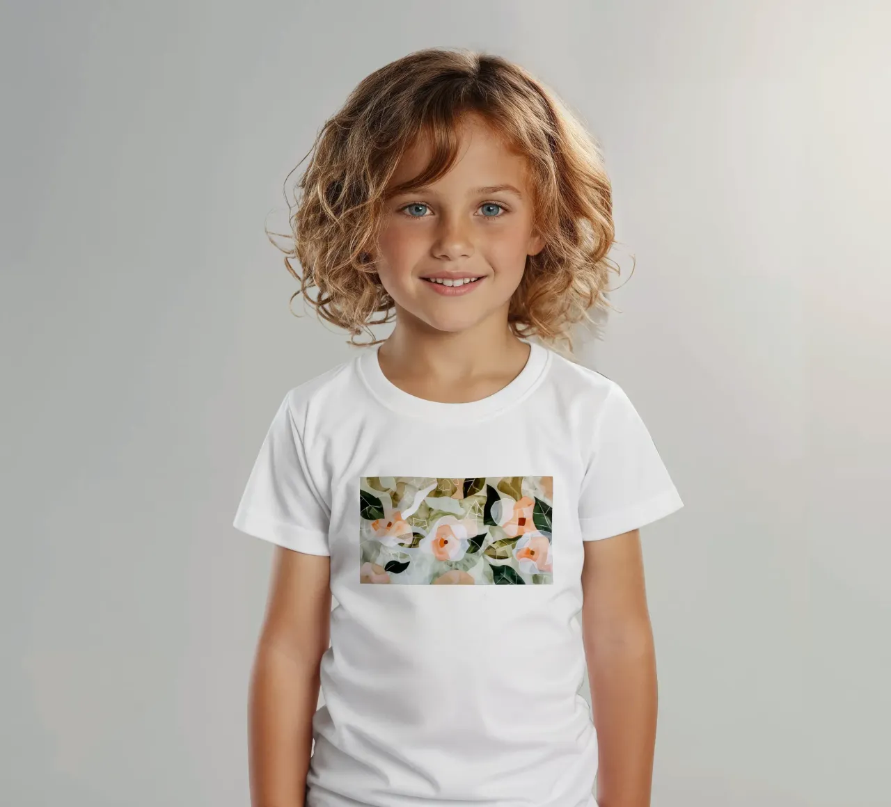 Flower Pattern No 3 t-shirt bambini da treechild