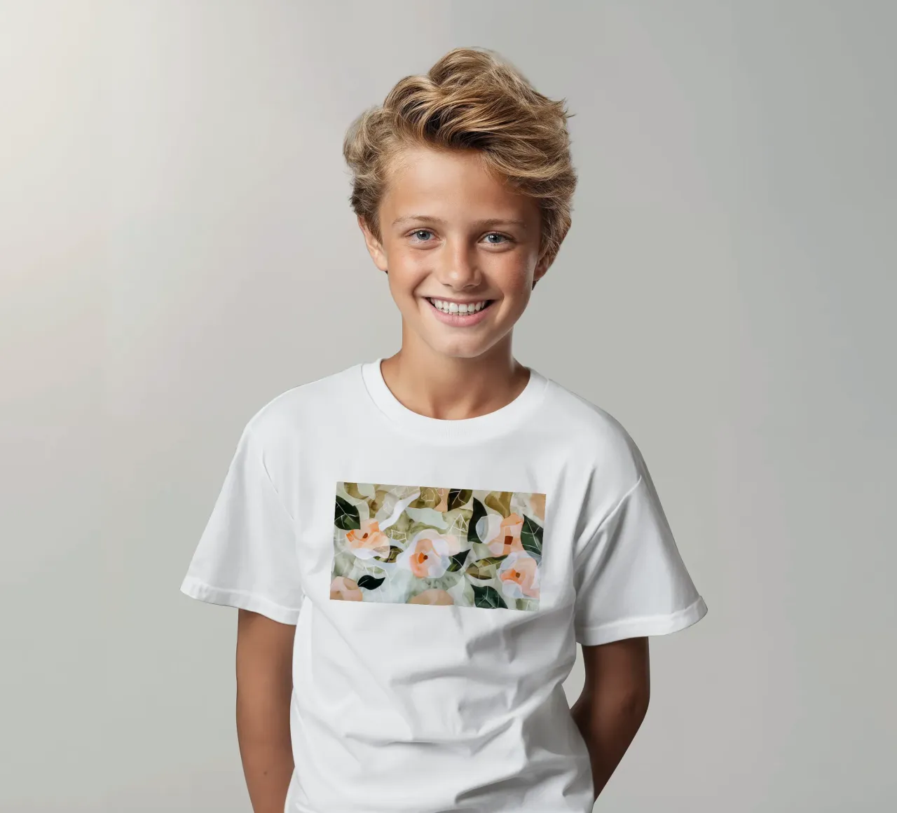 Flower Pattern No 3 t-shirt bambini da treechild