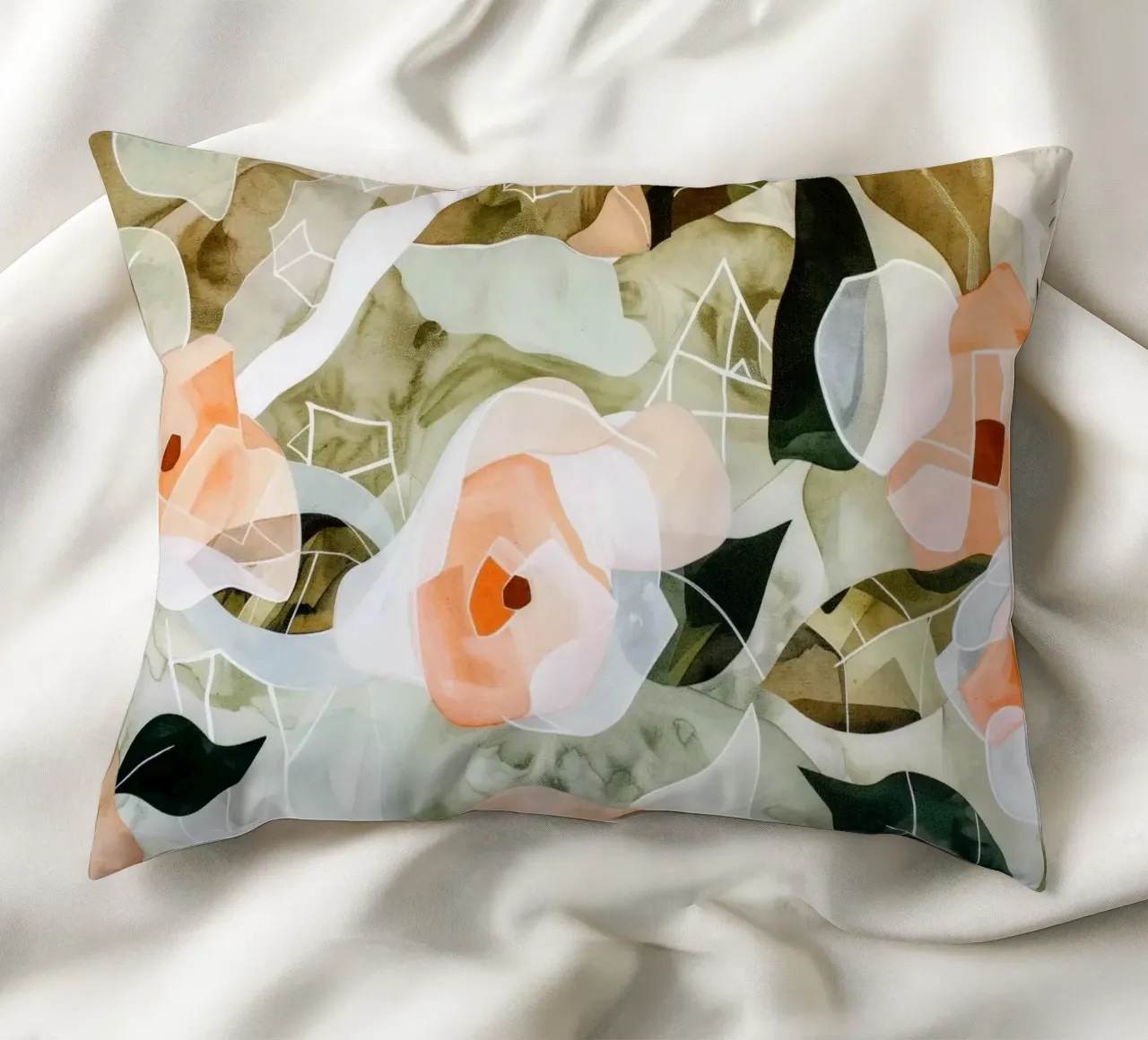 Flower Pattern No 3 cuscino da treechild