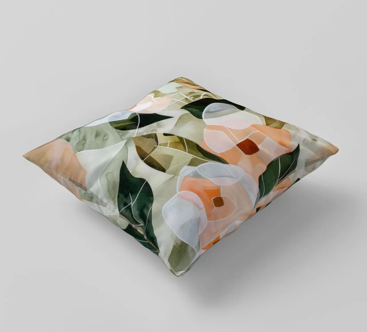 Flower Pattern No 3 cuscino da treechild