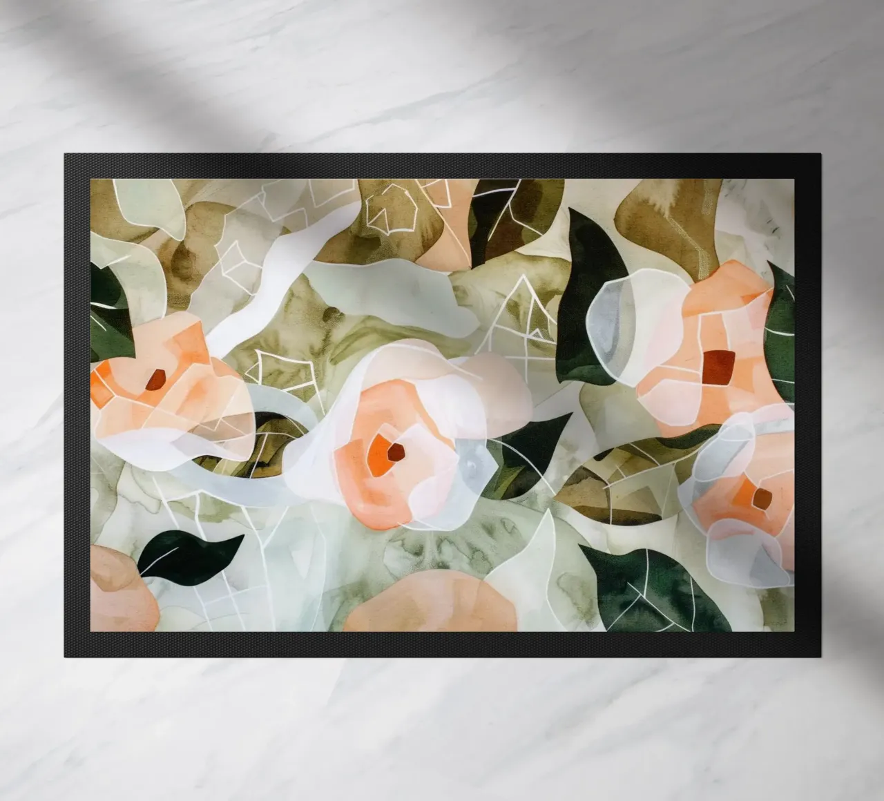 Flower Pattern No 3 doormat by treechild