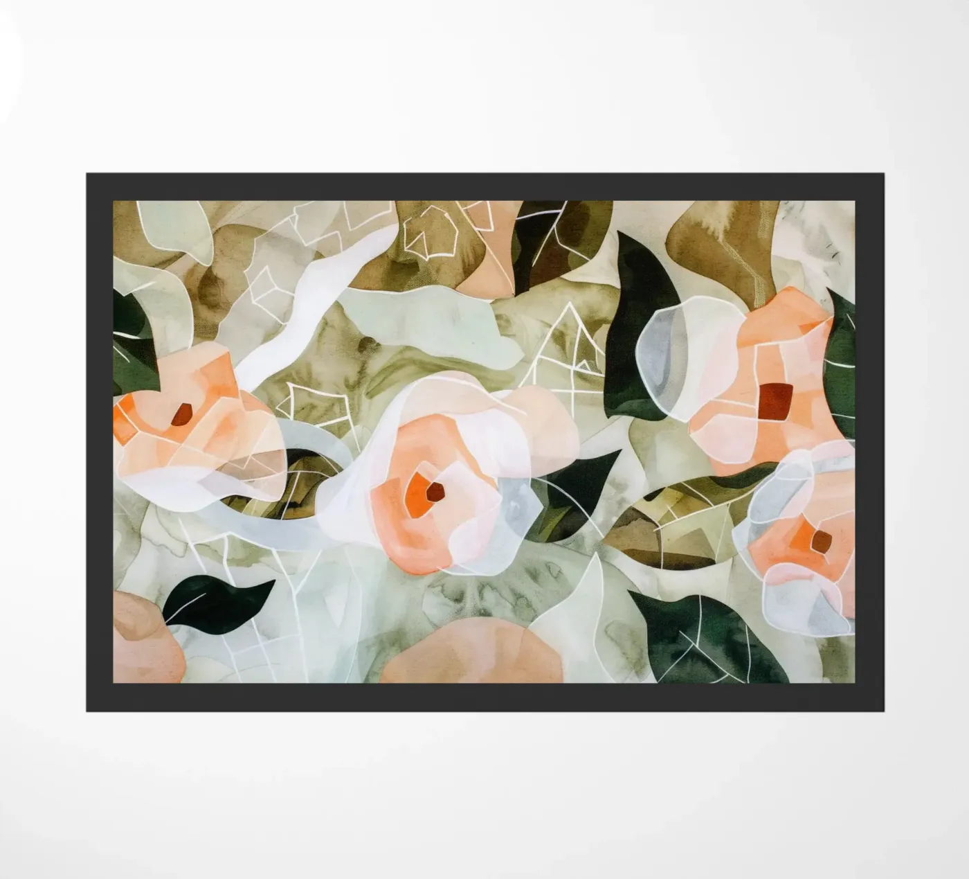 Flower Pattern No 3 Fußmatte von treechild